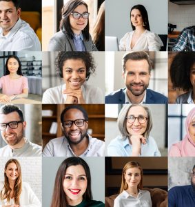 Some people in a webinar